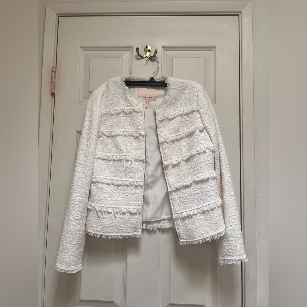 Rebecca Minkoff Tweed top blazer and skirt